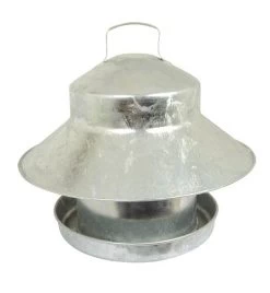 Stockshop Heritage Galvanised Pheasant Feeder