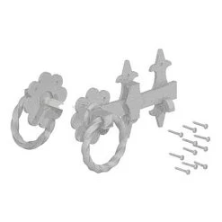 Birkdale GateMate Galvanised Ornamental Ring Gate Latch 250mm