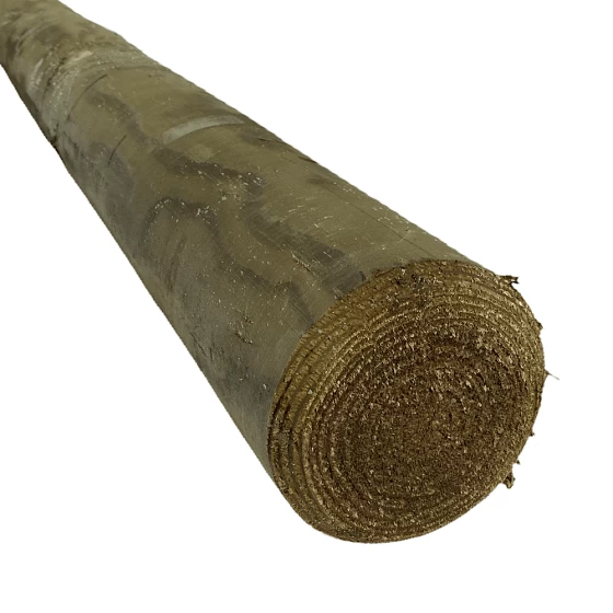 Jump Pole Round Machined Treated Green 125mm (W) X 3.6m (L)