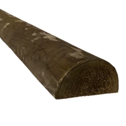 Fence Rail Half Round Machined Treated Green 150mm (W) X 3.6m (L)