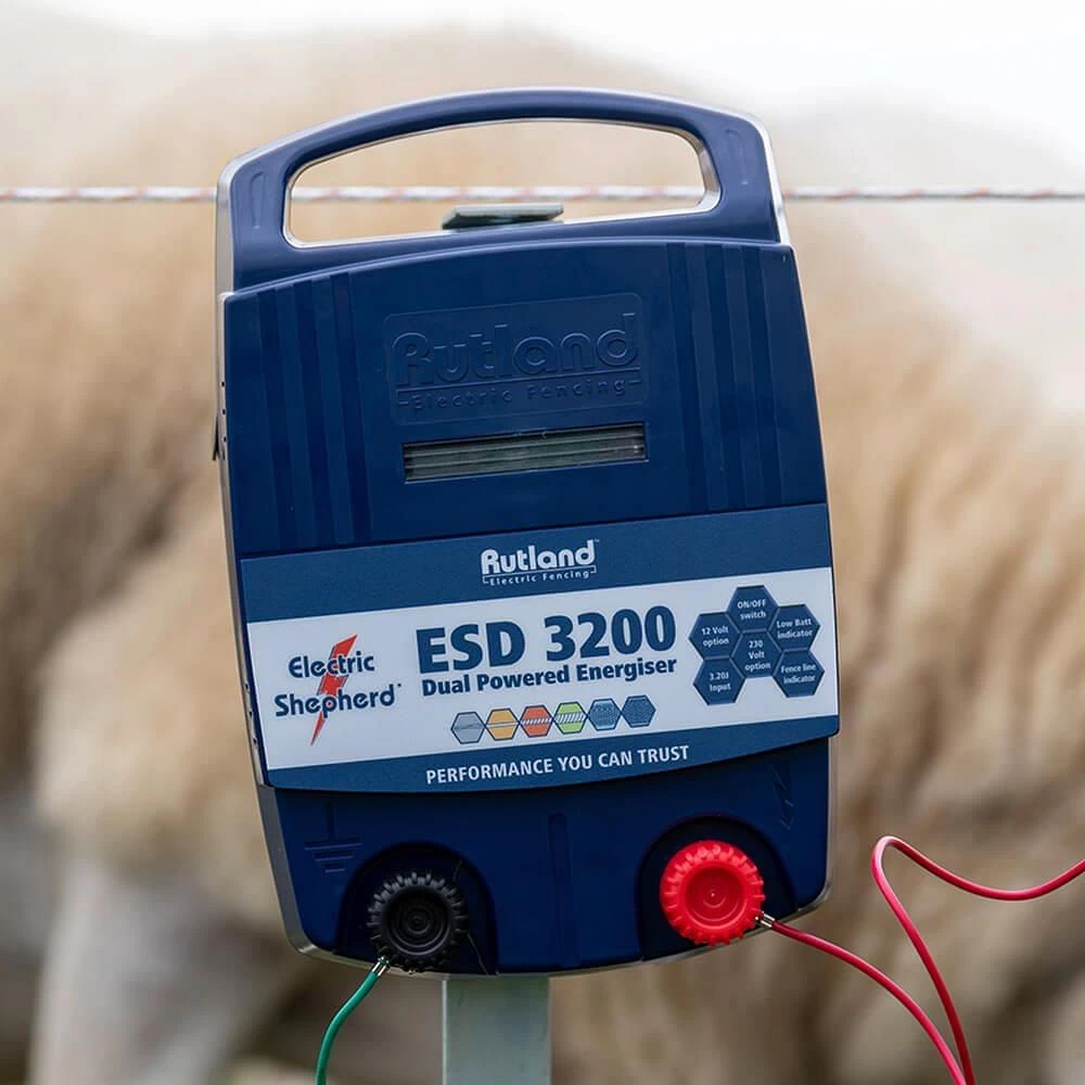 Rutland ESD 3200 Dual-Powered Electric Fencing Energiser - Image 3