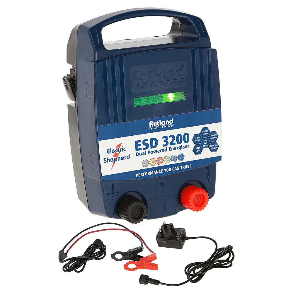 Rutland ESD 3200 Dual-Powered Electric Fencing Energiser - Image 2