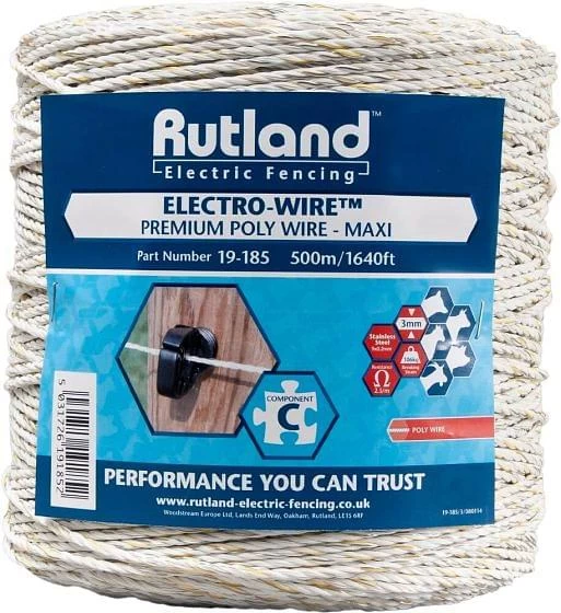 Rutland Electric Fencing Maxi Electro-Wire 500m