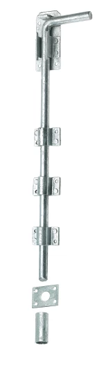 Eliza Tinsley Round Garage Door Bolt Galvanised