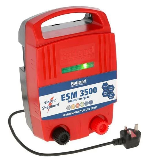 Rutland ESM 3500 Mains-Powered Electric Fencing Energiser