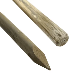 Fence Post Round Machined UC4 Treated Green 200mm (W) X 2.4m (L)