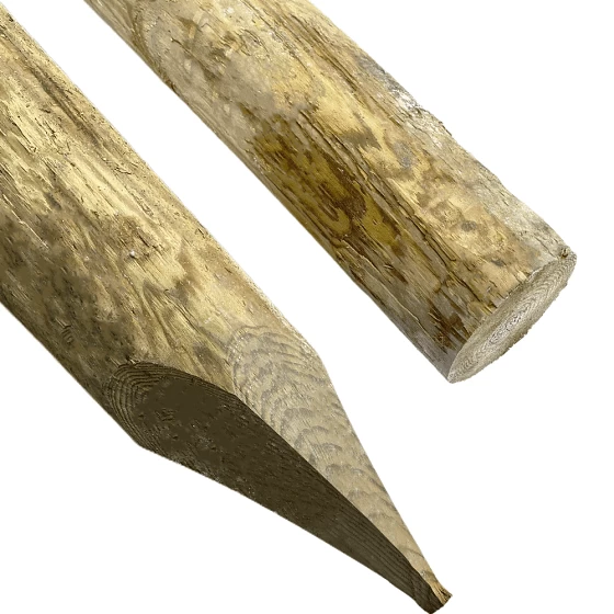 Strainer Post Peeled UC4 Treated Green 150-180mm (W) X 2.4m (L)