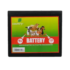 Country UF 9V 165Ah Alkaline Electric Fence Energiser Battery
