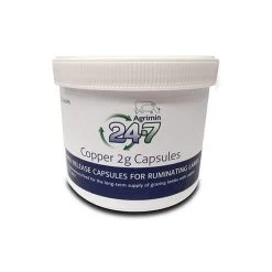 Agrimin 24-7 Copper Capsules For Lambs 2g 250 Pack