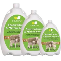 Country UF Sheep Mineral Drench With Copper