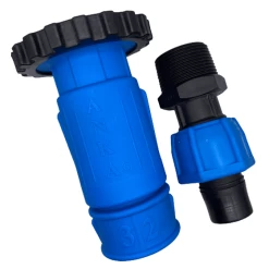 Anka© Hose Nozzle Blue Large 32mm With Male Coupling