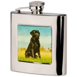 Bisley Square Hip Flask 6oz