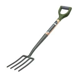 Bulldog D Handle Evergreen Border Fork 28''