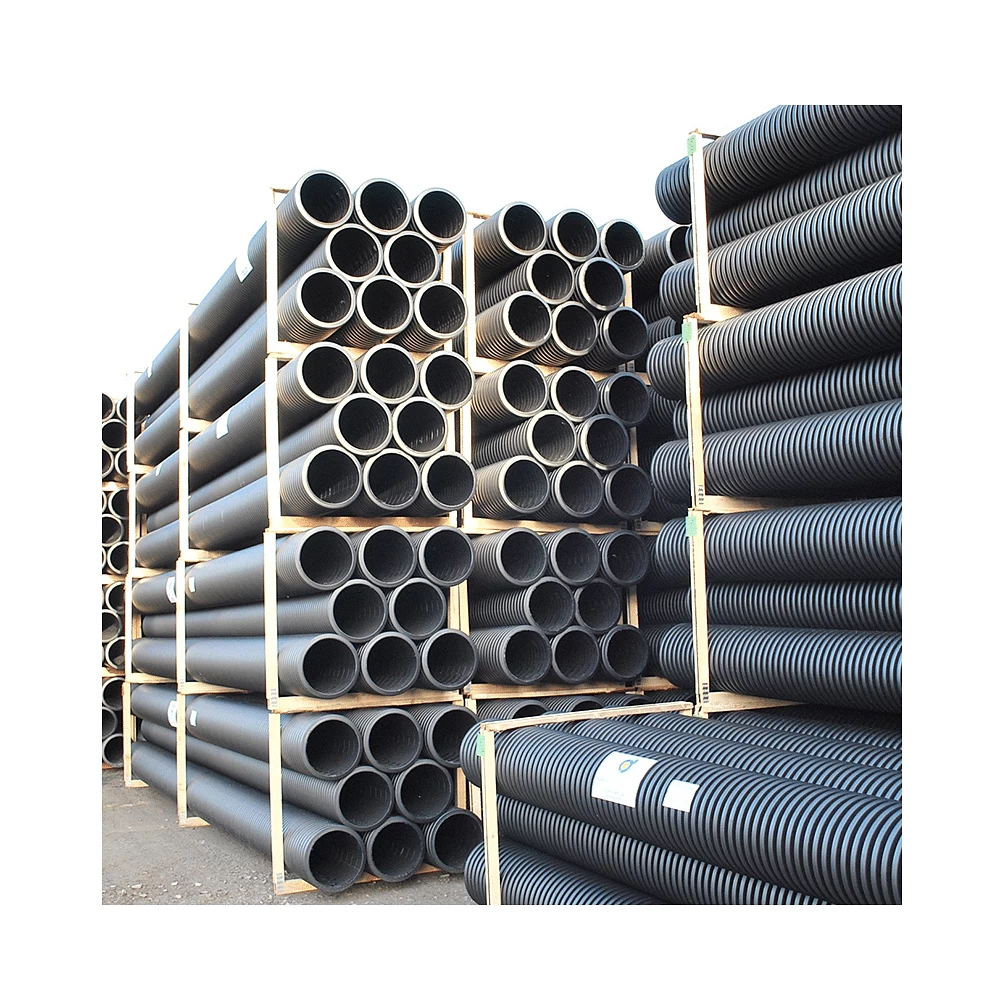 Cherry Pipes Twin Wall Non-Perforated Drainage Pipe With Connector 150mm X 6m - Image 2