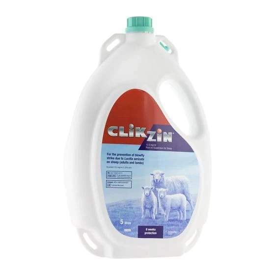 Clikzin Pour-On Fly Control For Sheep