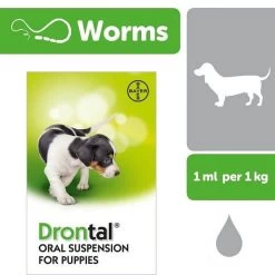 Drontal Puppy Oral Suspension Wormer