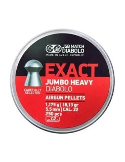 JSB Match Diablo Exact Jumbo Heavy .22 Airgun Pellets