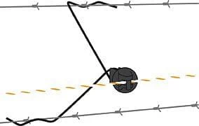 Gallagher Electric Fencing Offset Pinlock Insulator Pack Of 25