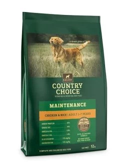 Gelert Country Choice Maintenance Chicken & Rice Dog Food 12kg
