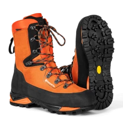 Husqvarna Class 2 Protective Leather Technical Chainsaw Boots T24