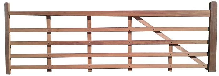 Meranti Timber Entrance Gate