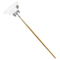 Greenman Garden Tools Stainless Steel Lawn Rake