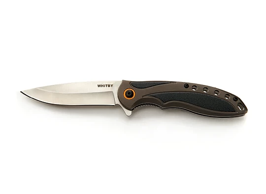 Whitby Drop Point Stainless Steel Liner Lock Knife