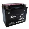 Lucas AGM Liquifix Lead Calcium Rechargeable Motorcycle Battery 12V 10Ah (LTX12BS)