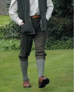 Hoggs Of Fife Moleskin Breeks Dark Olive