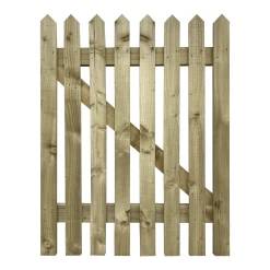 Palisade Gate Simple Treated Green 0.9m (W) X 1.2m (H)