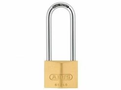 ABUS 65 Series Brass Carded Key Padlock 40mm (Long Shackle)