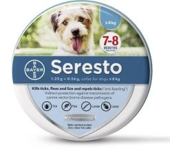 Seresto™ Flea And Tick Control Collar For Dogs Under 8kg