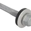 Forgefix TechFast Hex Head Screw With Washer Elementech Treated 5.5x51mm (Pack Of 100)