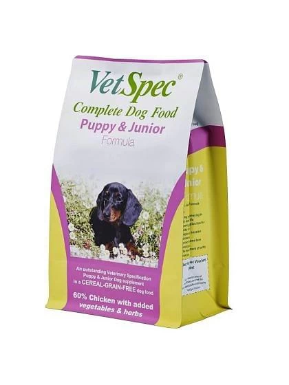 VetSpec Puppy & Junior Chicken Formula Dog Food