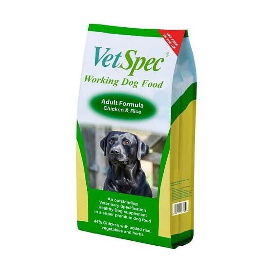 VetSpec Working Dog Adult Dog Food 15kg