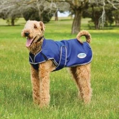 WeatherBeeta ComFiTec Premier Duo Deluxe Dog Coat Dark Blue/Grey/White
