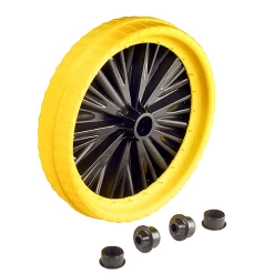 The Walsall Wheelbarrow Company Titan Universal Puncture-Proof Wheel Yellow